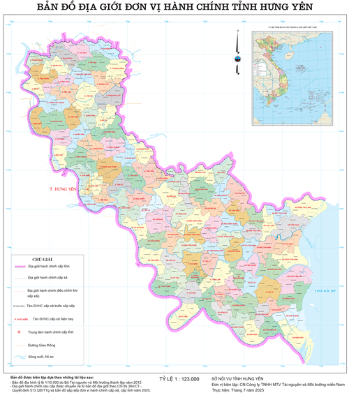 Bản đồ hành chính Xã Thái Thụy