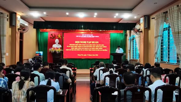 Thái Thụy tổ chức tập huấn phổ biến kiến thức pháp luật và chuyên môn về an toàn thực phẩm