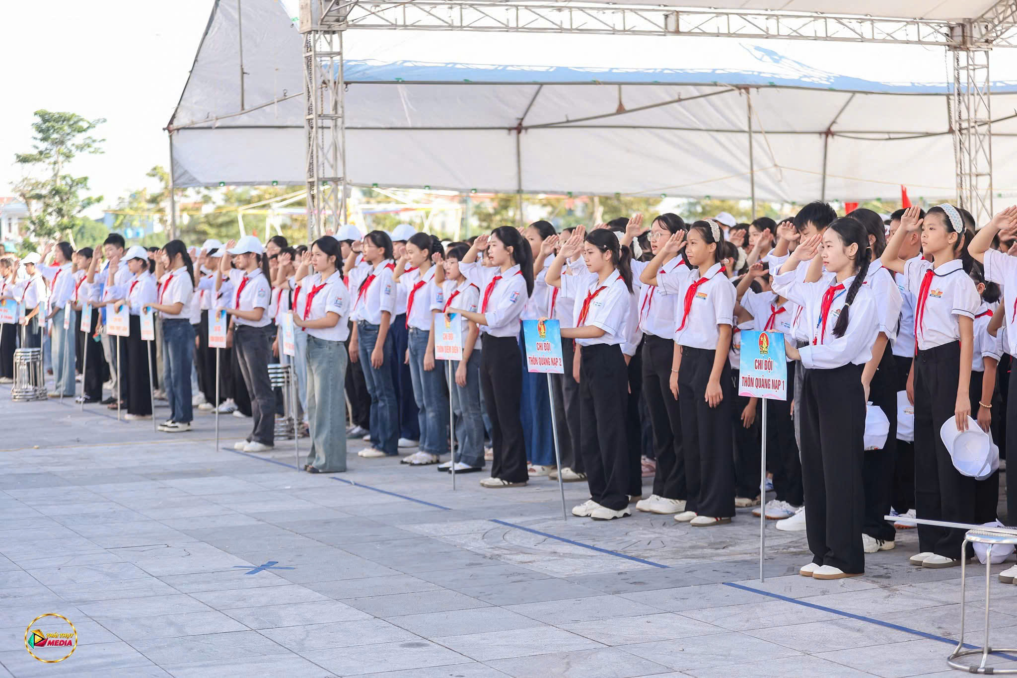 Xã Thái Thụy tổ chức Hội thi Nghi thức Đội hè năm 2026