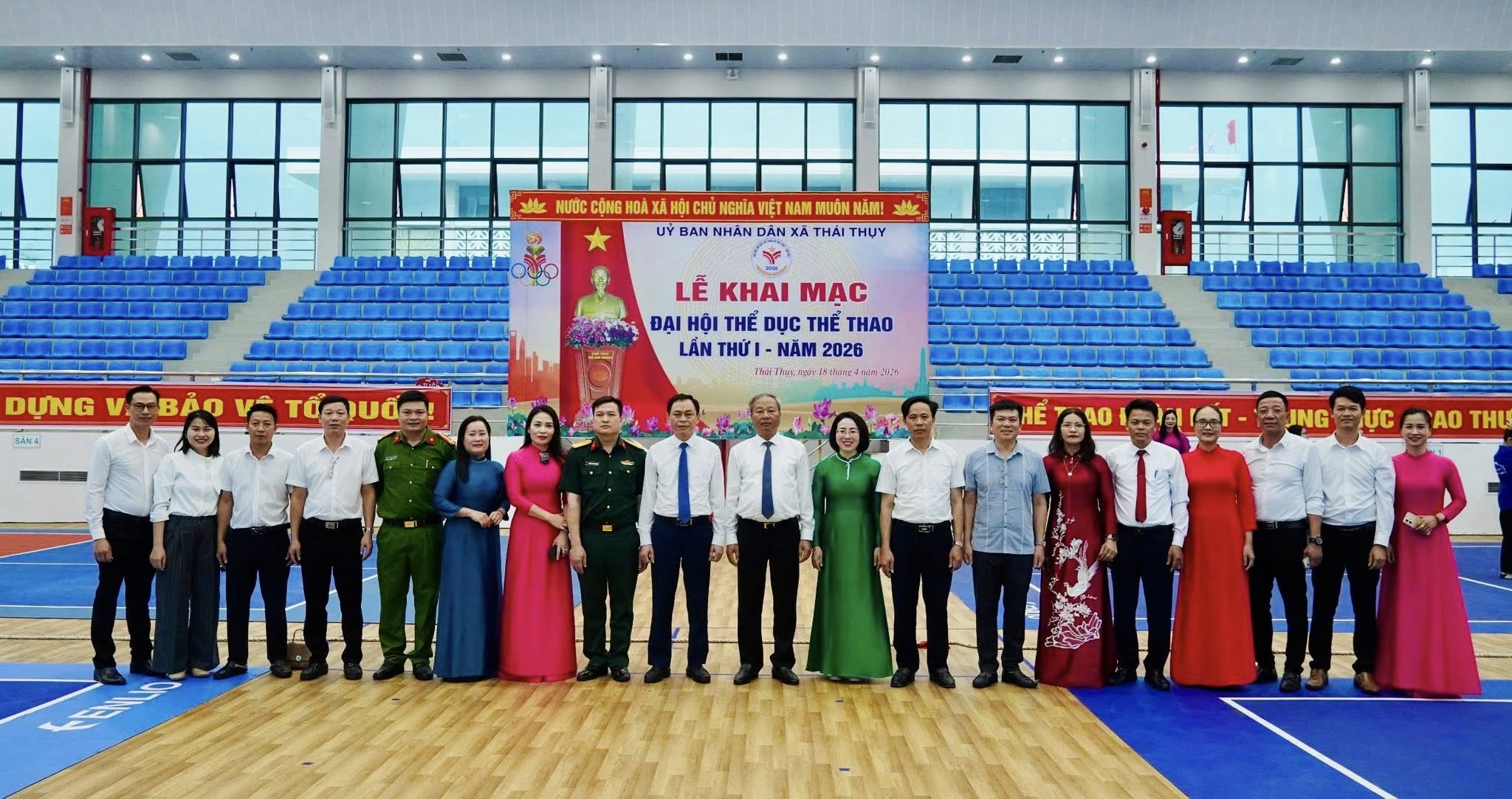 XÃ THÁI THỤY KHAI MẠC ĐẠI HỘI THỂ DỤC THỂ THAO LẦN THỨ I NĂM 2026