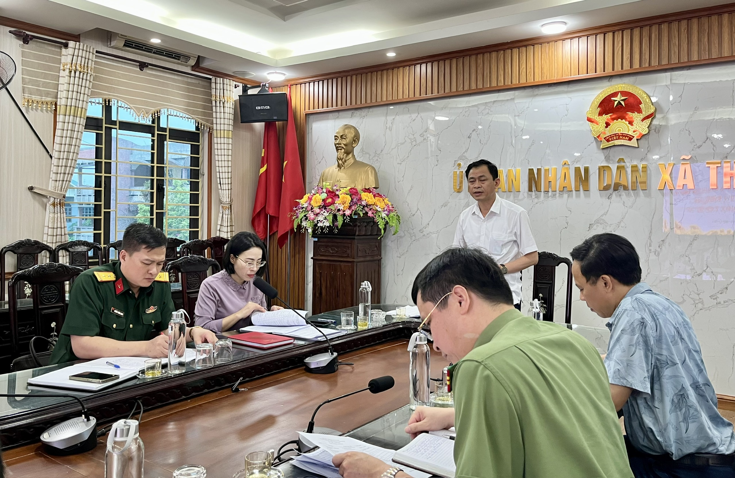 XÃ THÁI THỤY TRIỂN KHAI KẾ HOẠCH VÀ BÁO CÁO KẾT QUẢ CÁC NHIỆM VỤ PHỤC VỤ LỄ KHAI MẠC ĐẠI HỘI THỂ DỤC THỂ THAO NĂM 2026