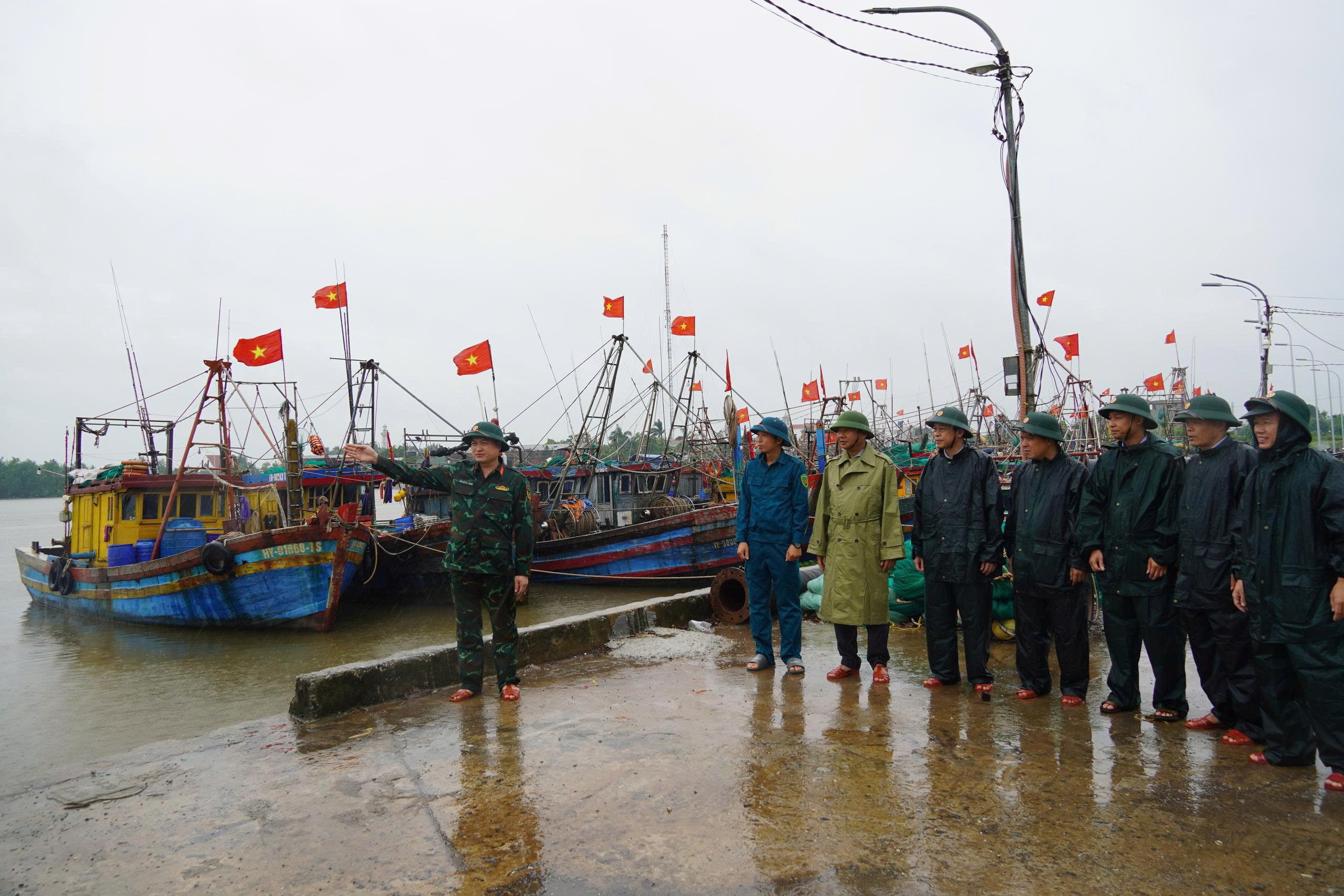 Xã Thái Thụy: 100% số tàu thuyền tránh trú an toàn