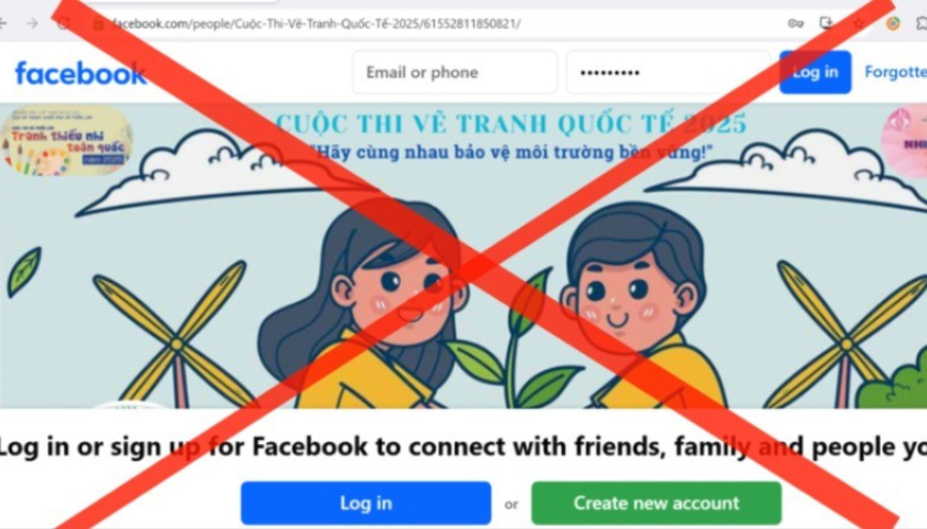 Cảnh báo về "bẫy" lừa đảo mạo danh cuộc thi vẽ tranh quốc tế