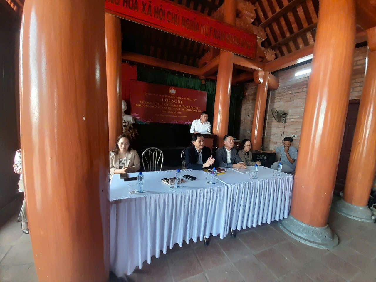 Hội nghị tiếp xúc cử tri, vận động bầu cử đối với những người ứng cử đại biểu HĐND xã Thái Thụy khóa II, nhiệm kỳ 2026-2031, tại đơn vị bầu cử số 03