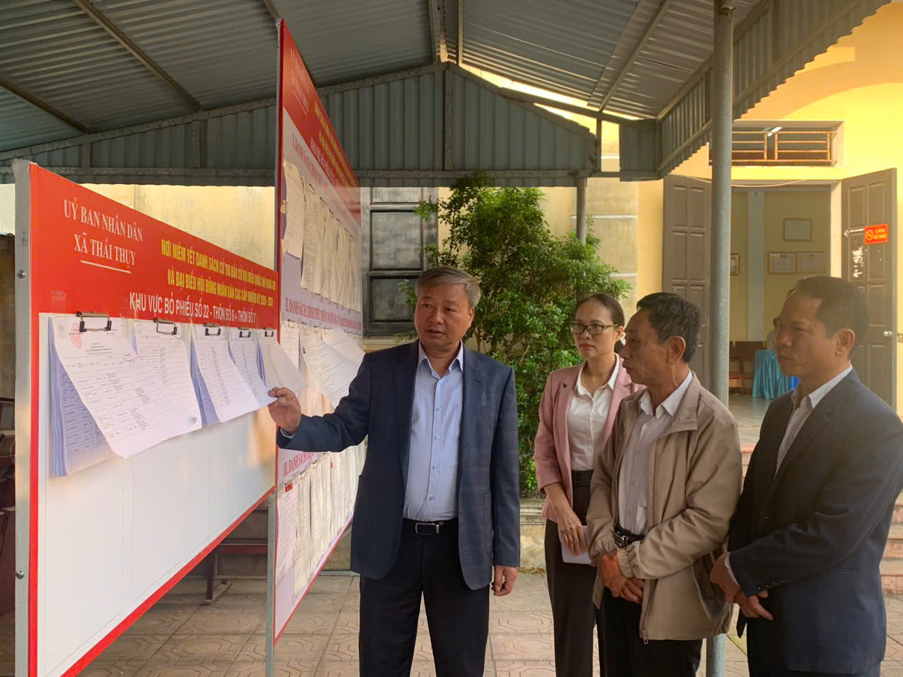 Xã Thái Thụy tổ chức vận hành thử nghiệm Chương trình khai mạc và thực hành quy trình bỏ phiếu bầu cử đại biểu Quốc hội khóa XVI và đại biểu HĐND các cấp, nhiệm kỳ 2026 – 2031