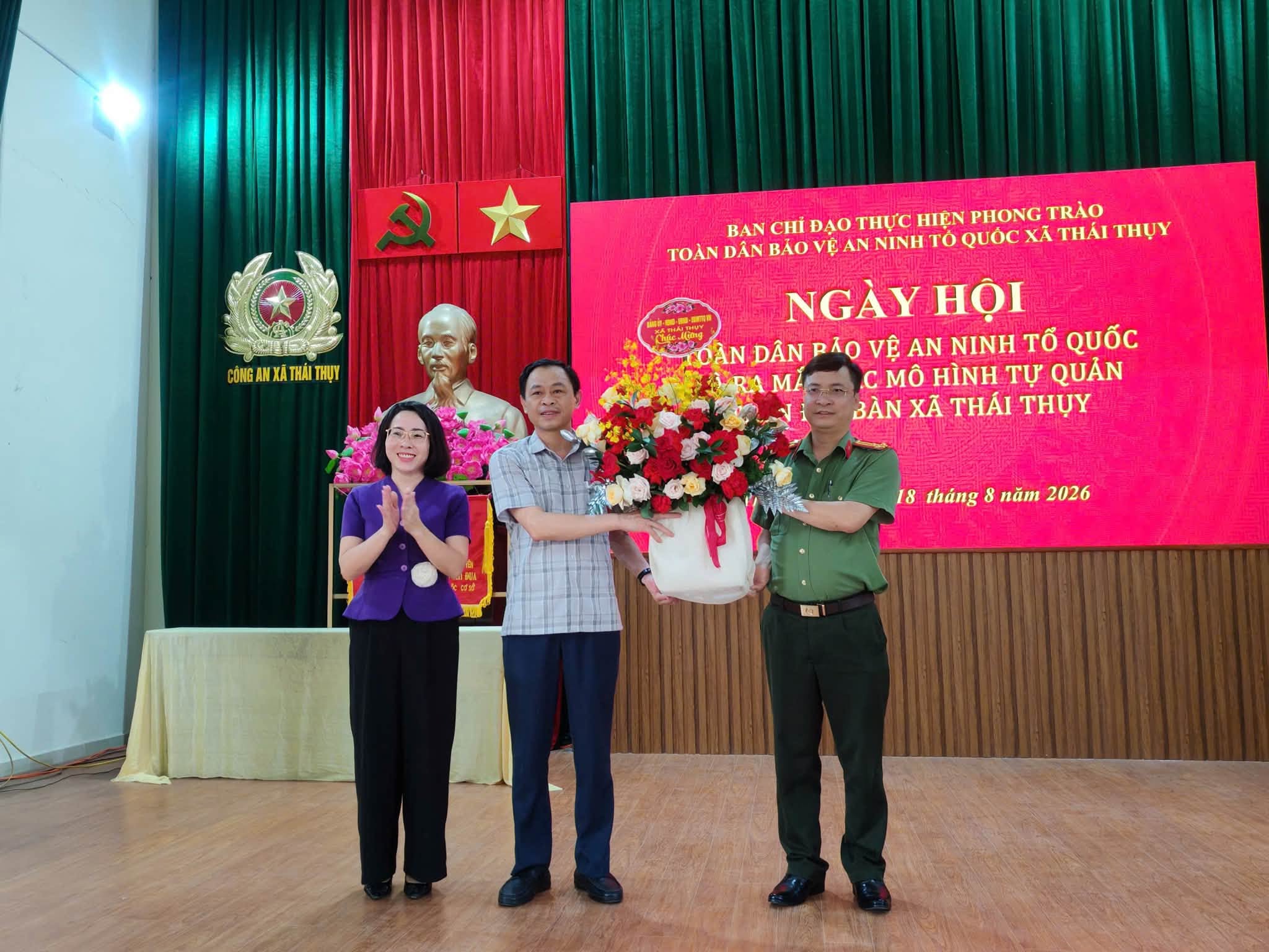 Thái Thụy tổ chức Ngày hội Toàn dân bảo vệ an ninh Tổ quốc và ra mắt các mô hình tự quản
