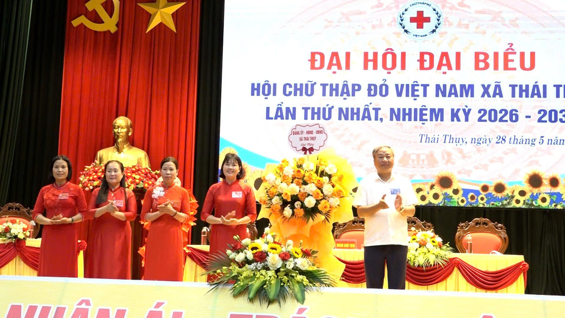ĐẠI HỘI ĐẠI BIỂU HỘI CHỮ THẬP ĐỎ XÃ THÁI THỤY LẦN THỨ I, NHIỆM KỲ 2026 – 2031